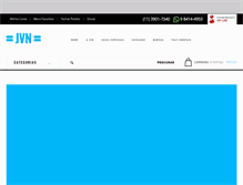 Tablet Screenshot of jvn-auto.com.br